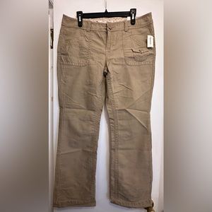 Aeropostale Hailey style skinny flare tan trousers in juniors size 11/12 short